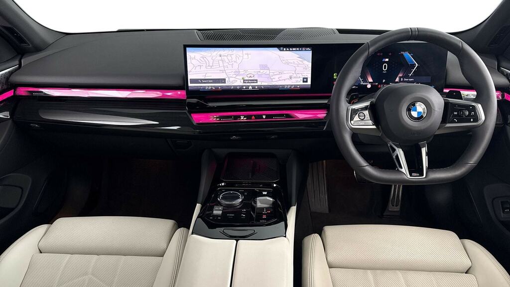 BMW 5 Series 520I M Sport Pro Tech Plus OV75MLF Black #4