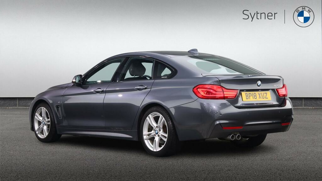 BMW 4 Series Gran Coupe 420D 190 M Sport Professional Media BP18XUZ Grey #2