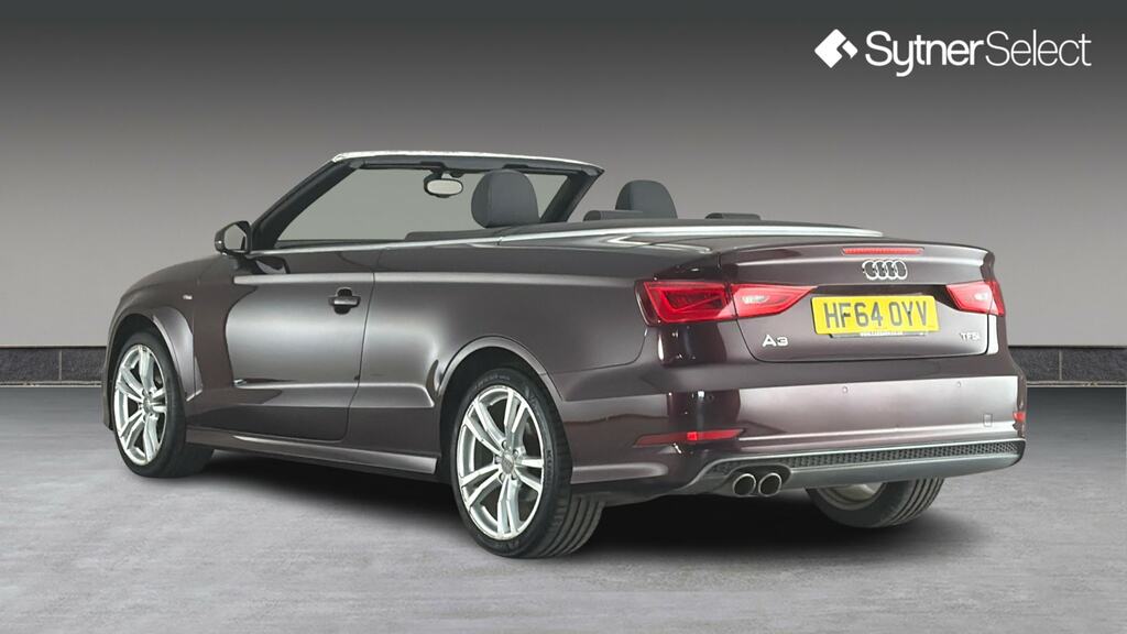 Audi A3 Cabriolet 1.4 Tfsi 150 S Line S Tronic Red #4