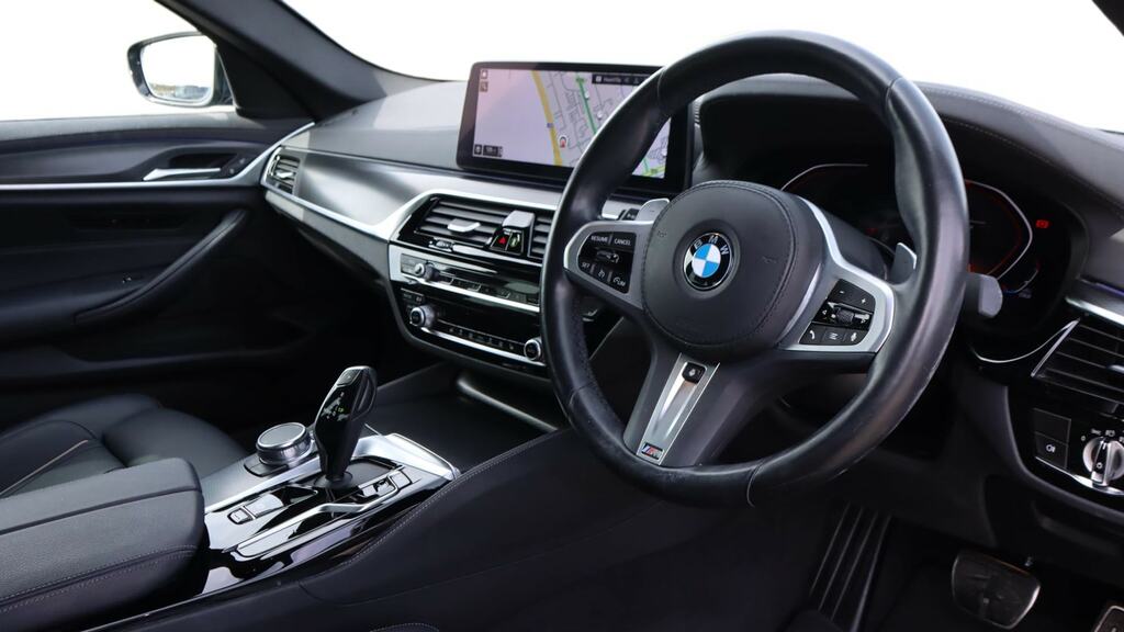 BMW 5 Series 530D Xdrive Mht M Sport Blue #6