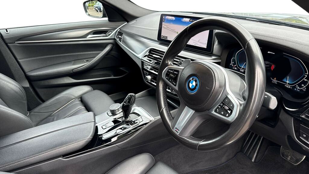 BMW 5 Series 530E M Sport YB72LUE Black #6