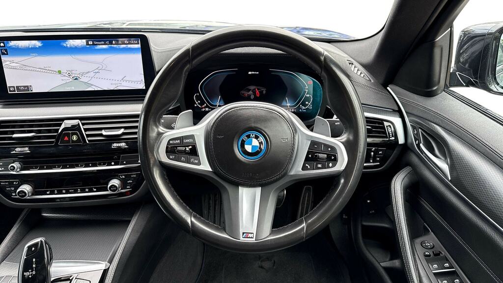 BMW 5 Series 530E M Sport YB72LUE Black #5