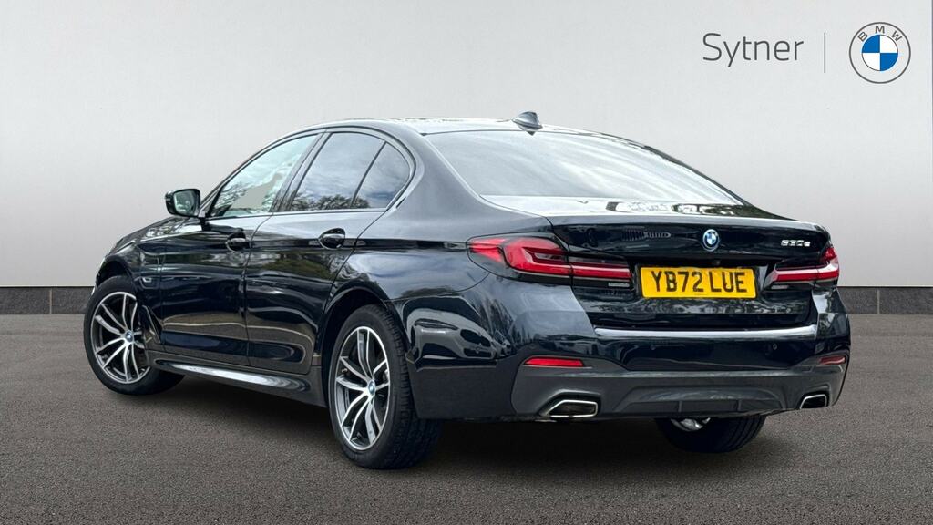 BMW 5 Series 530E M Sport YB72LUE Black #2