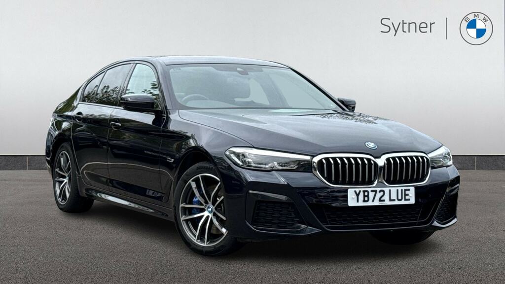 BMW 5 Series 530E M Sport Black