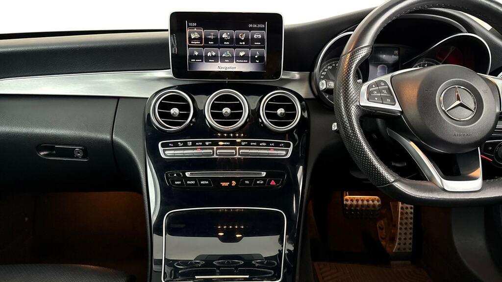 Mercedes-Benz C Class C200 Amg Line 9G-tronic WG67RXA White #6