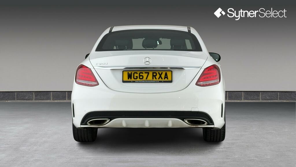 Mercedes-Benz C Class C200 Amg Line 9G-tronic WG67RXA White #5