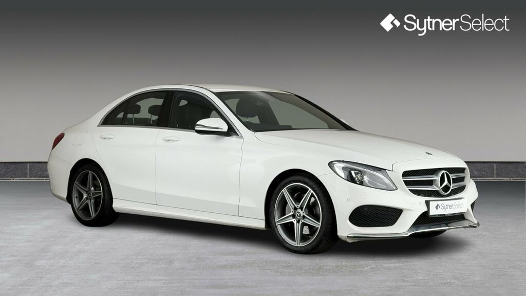 Mercedes-Benz C Class C200 Amg Line 9G-tronic White