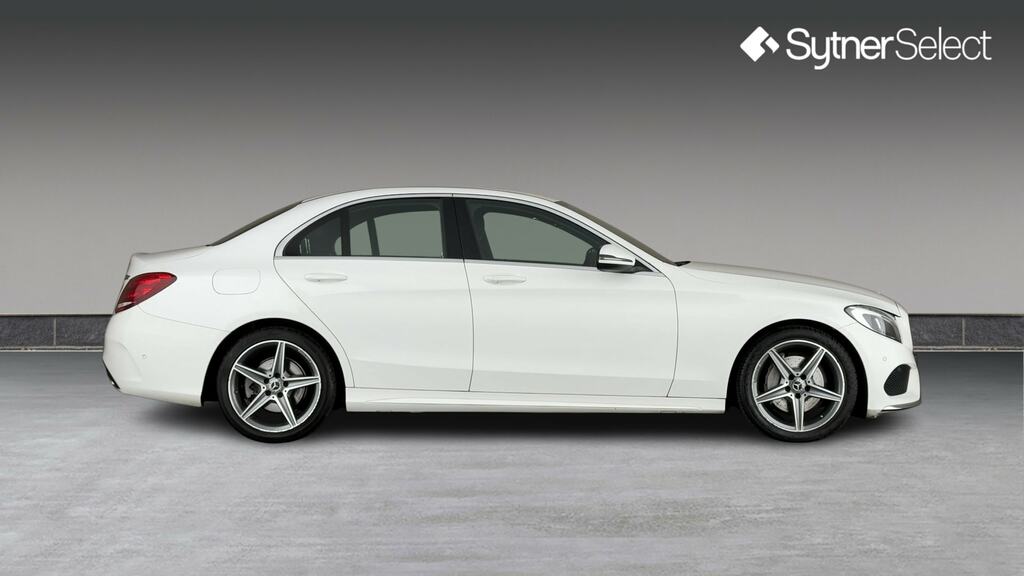 Mercedes-Benz C Class C200 Amg Line 9G-tronic WG67RXA White #3