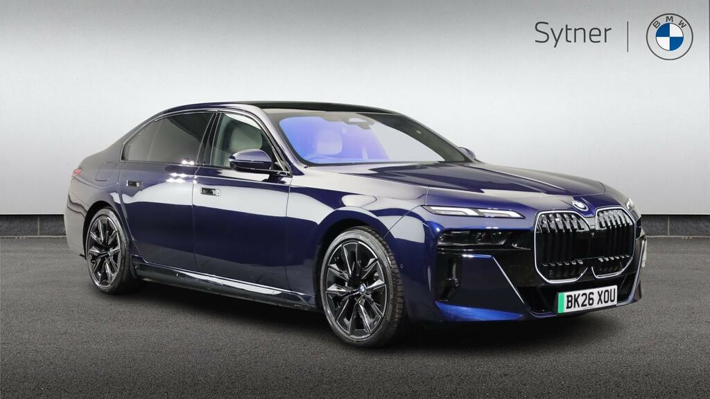 BMW i7 335Kw Edrive50 M Sport 105.7Kwh Exec Blue