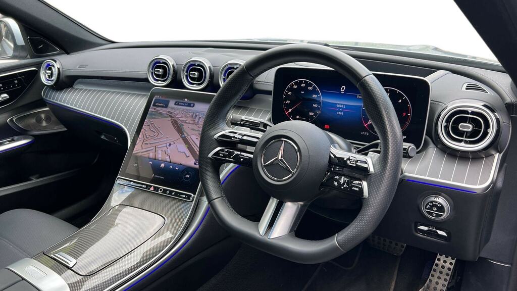Mercedes-Benz C Class C220d Amg Line Premium Plus 9G-tronic Silver #3