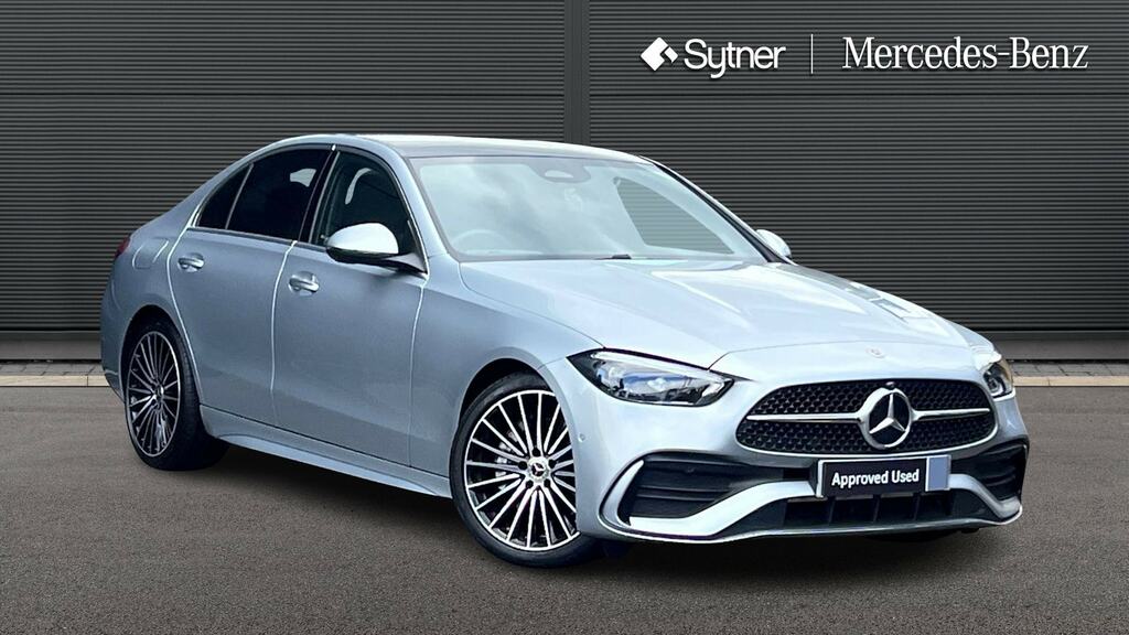 Mercedes-Benz C Class C220d Amg Line Premium Plus 9G-tronic Silver
