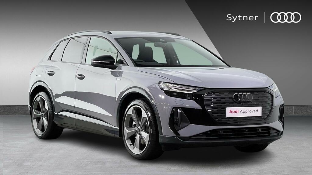 Audi Q4 E Tron 150Kw 40 63Kwh Black Edition Tech Pack Grey
