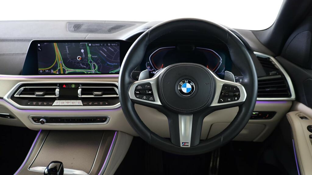 BMW X5 Xdrive30d Mht M Sport 7 Seat Tecpro Pk AJ22ONO Black #5