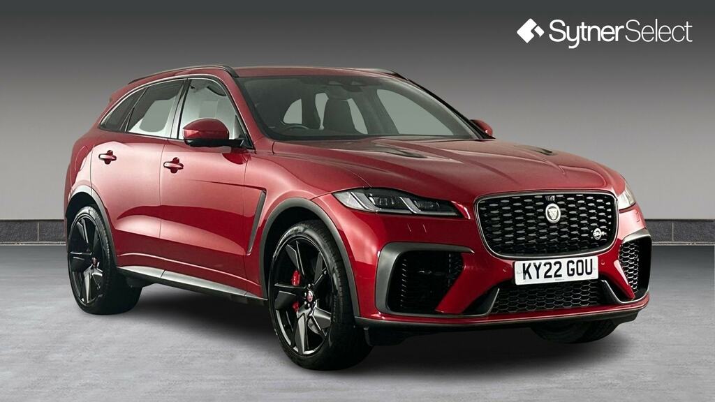 Jaguar F-Pace 5.0 V8 550 Svr Awd Red