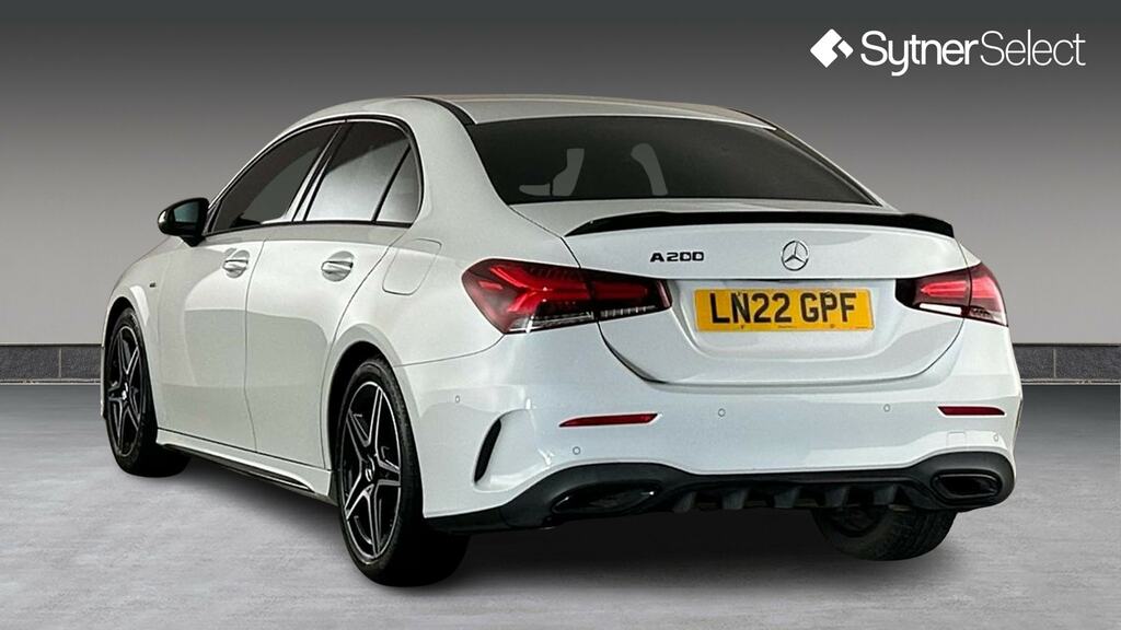 Mercedes-Benz A Class A200 Amg Line Premium Edition LN22GPF White #2