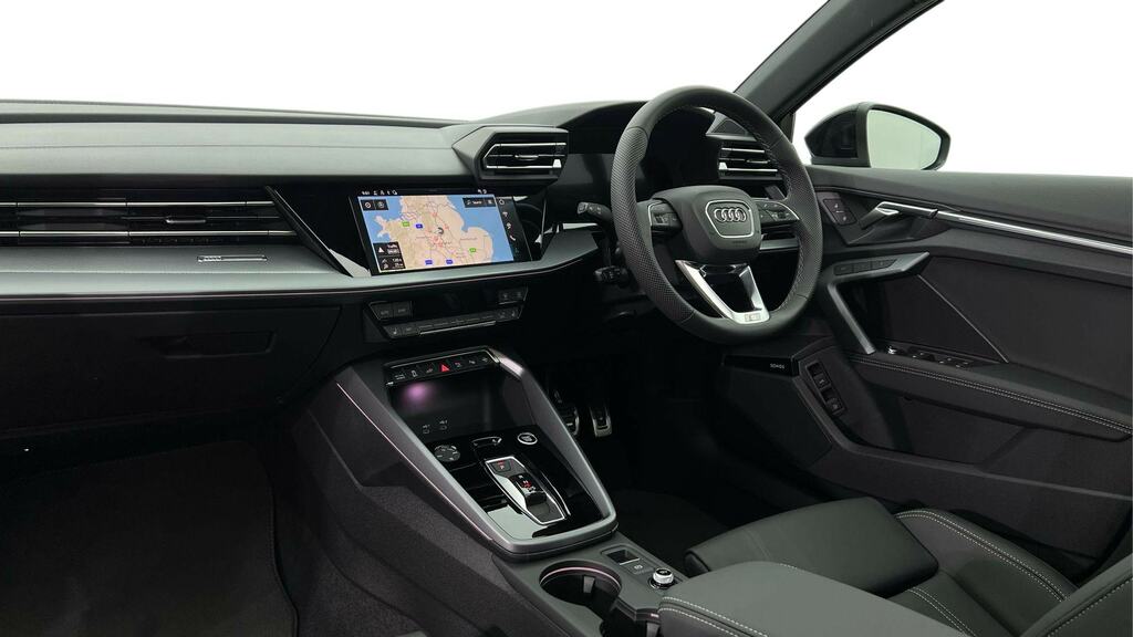 Audi A3 1.5 Tfsi E 204 S Line S Tronic Tech Pack Pro FP26AYX Black #2