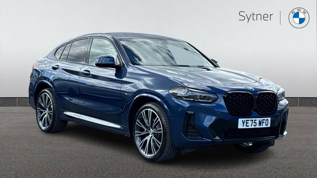 BMW X4 Xdrive20d Mht M Sport Step Techpro Blue