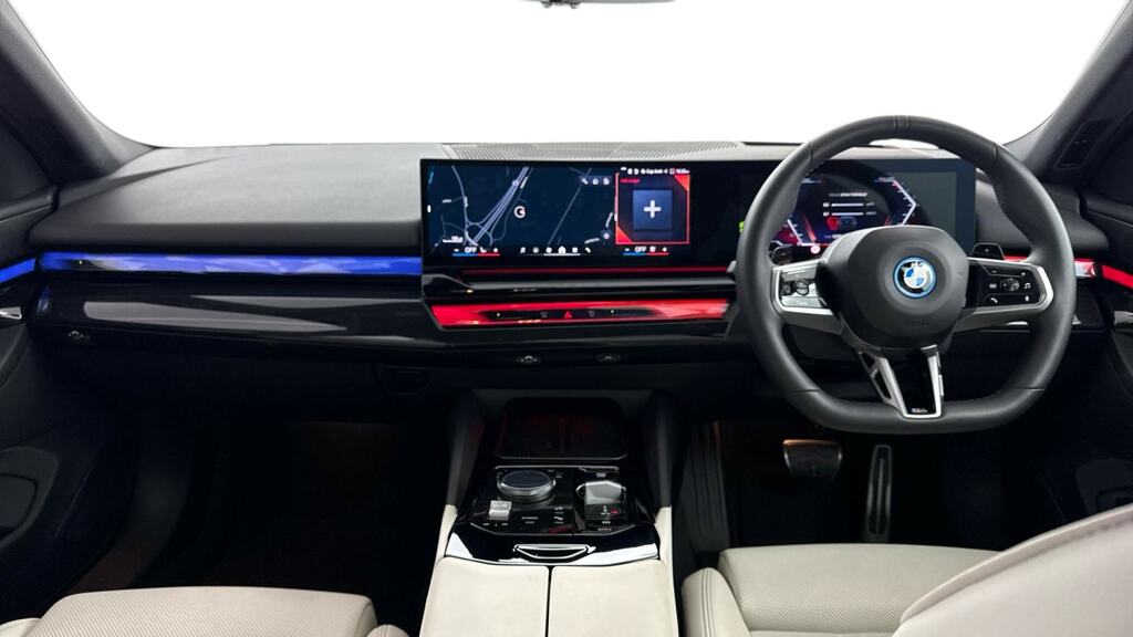 BMW 5 Series 530E M Sport YL25UEV Black #4