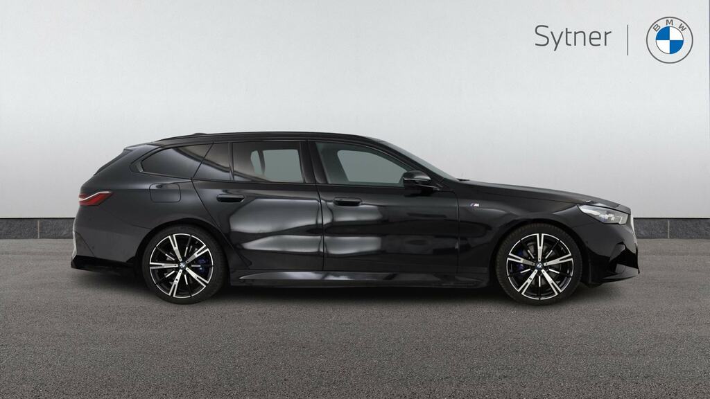 BMW 5 Series 530E M Sport YL25UEV Black #3