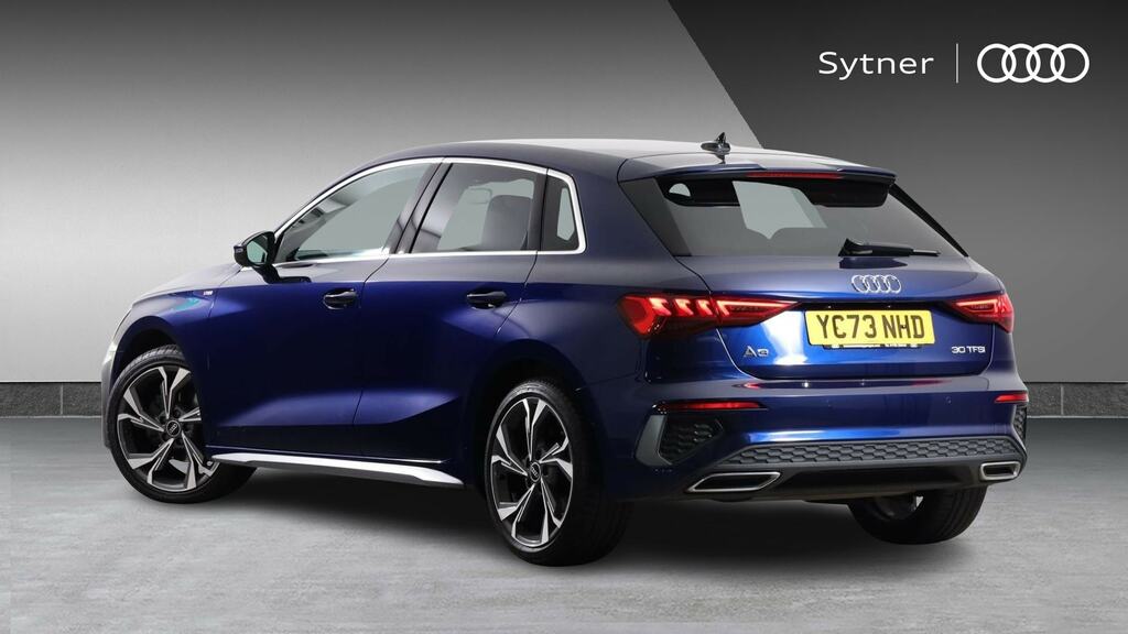 Audi A3 30 Tfsi S Line S Tronic YC73NHD Blue #3