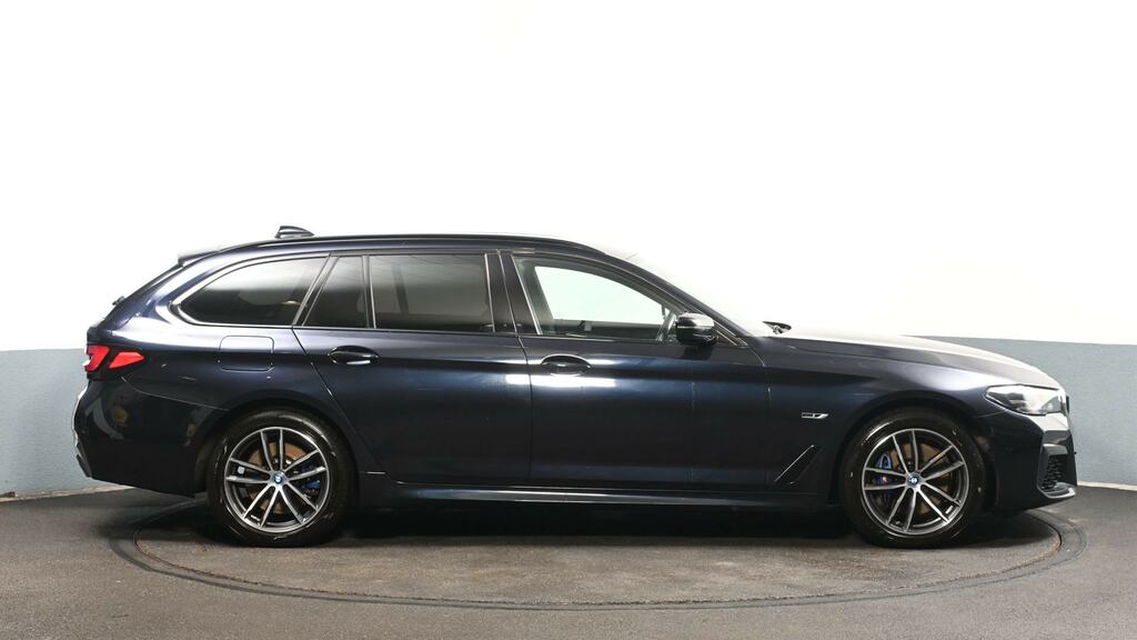 BMW 5 Series 530E M Sport KM22AFV Black #3