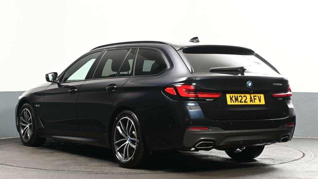 BMW 5 Series 530E M Sport KM22AFV Black #2