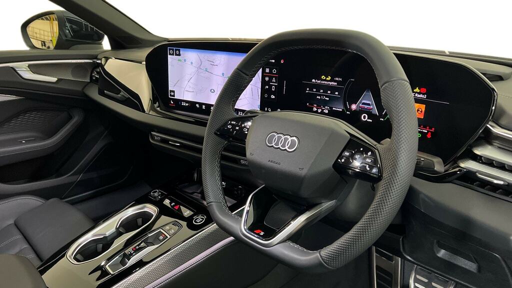 Audi A6 Saloon 2.0 E-hybrid Quattro 299 S Line S Tronic Sv FL26VCM Blue #6