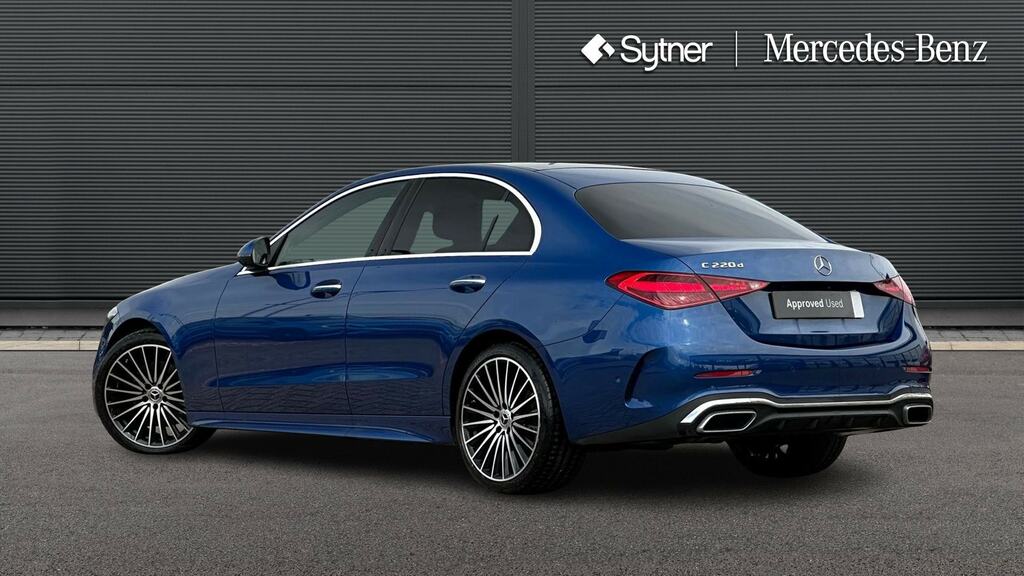 Mercedes-Benz C Class C220d Amg Line Premium Plus 9G-tronic KX25VAY Blue #2