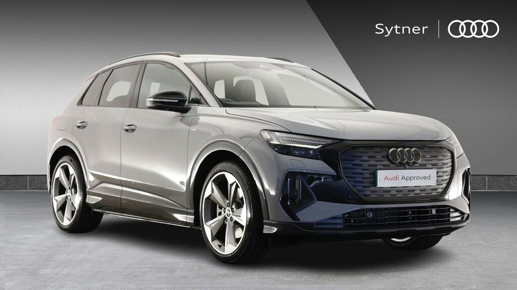 Audi Q4 E Tron 150Kw 40 63Kwh Black Edition Tech Pack Grey