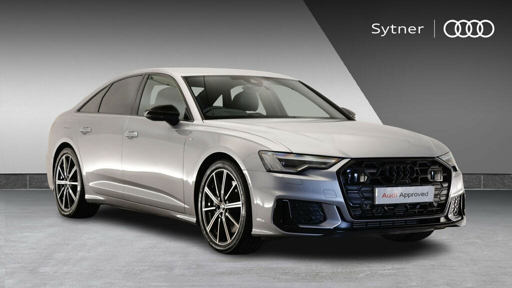 Audi A6 Saloon 50 Tfsi E Quattro Black Ed S Tronic Tech Pro Silver