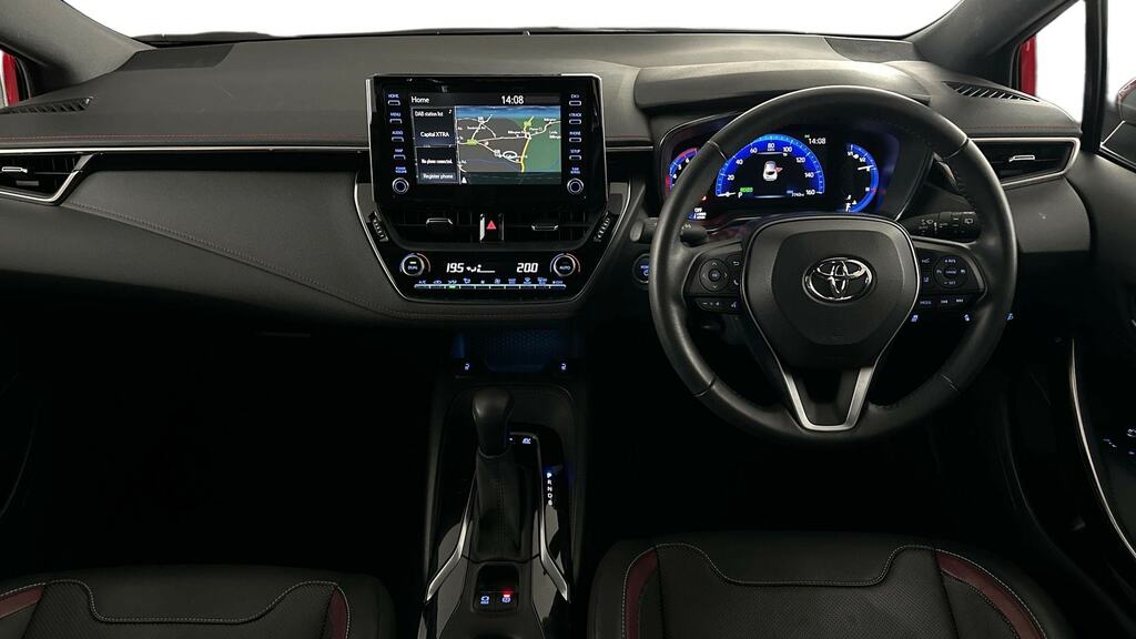 Toyota Corolla 1.8 Vvt-i Hybrid Excel Cvt Red #6