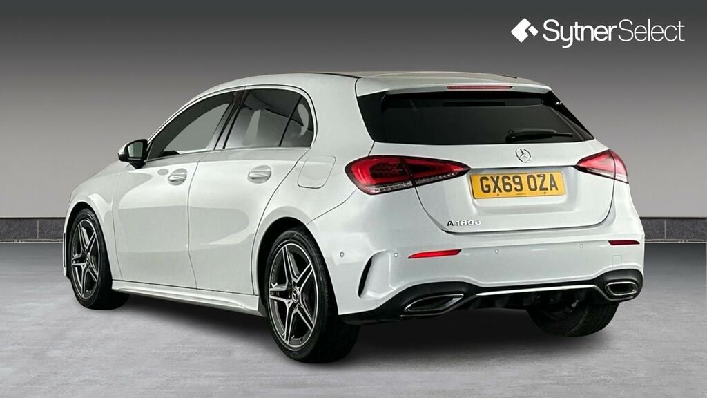 Mercedes-Benz A Class A180d Amg Line Executive GX69OZA White #2