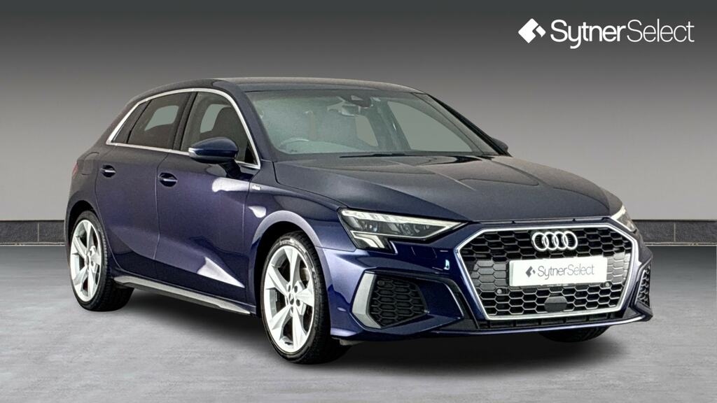 Audi A3 30 Tdi S Line S Tronic EO22FYG Blue