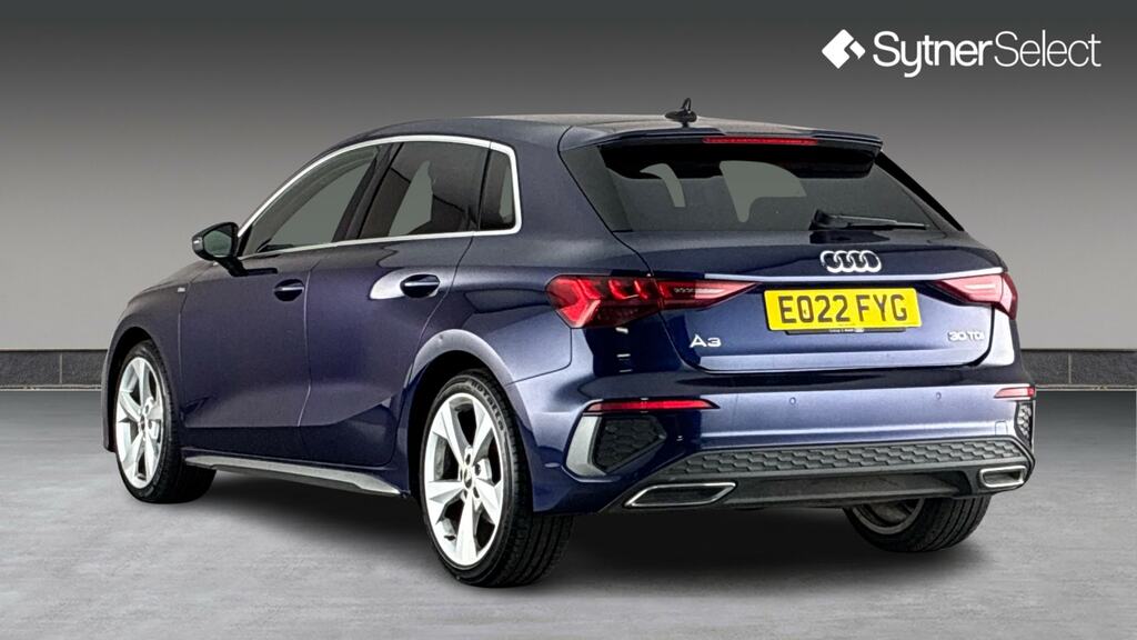 Audi A3 30 Tdi S Line S Tronic EO22FYG Blue #2