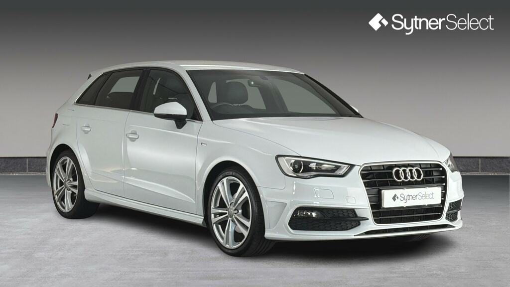 Audi A3 2.0 Tdi S Line S Tronic Nav White