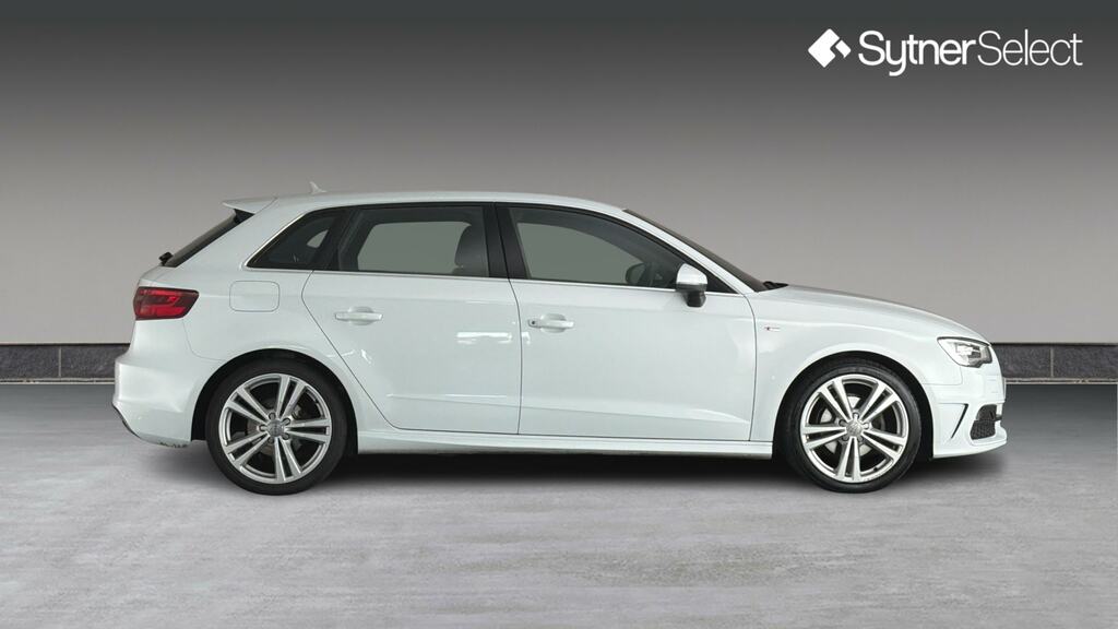 Audi A3 2.0 Tdi S Line S Tronic Nav White #3