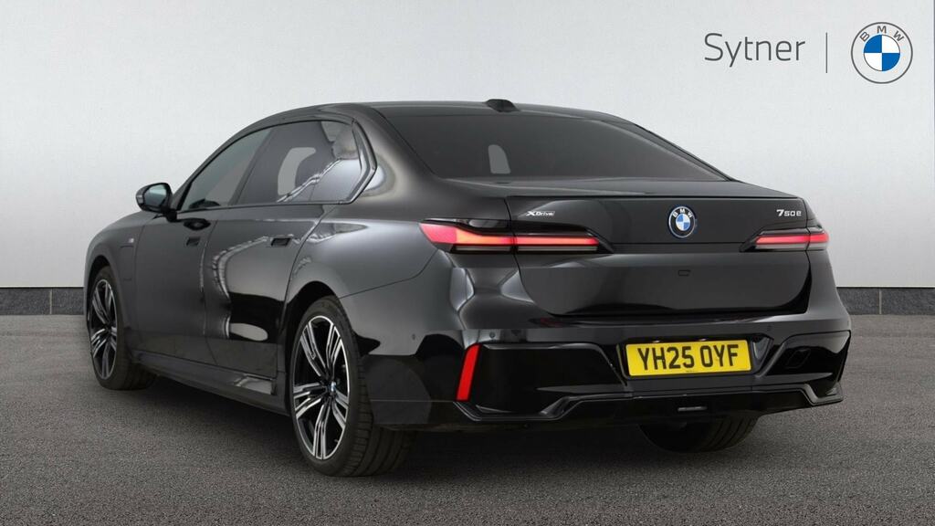 BMW 7 Series 750E Xdrive M Sport YH25OYF Black #2