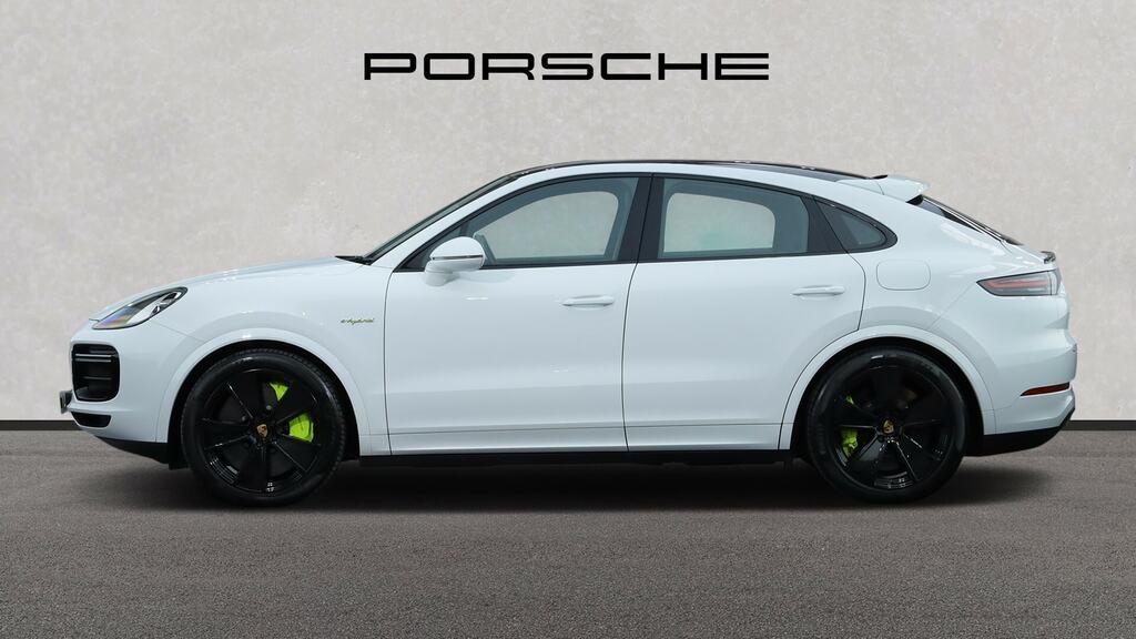 Porsche Cayenne E-hybrid Turbo S Tiptronic S White #3