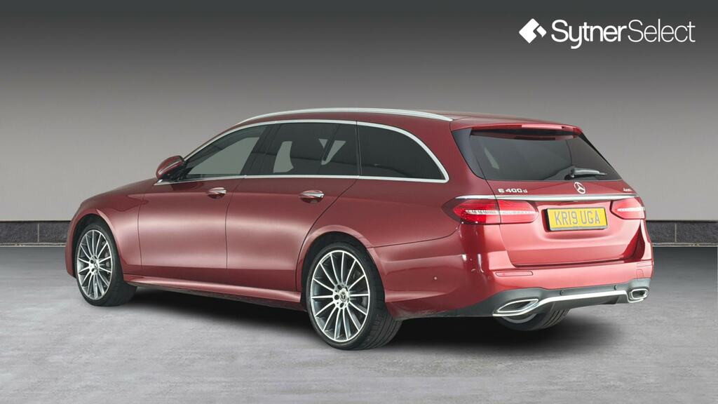 Mercedes-Benz E Class E400d 4Matic Amg Line 9G-tronic Red #2