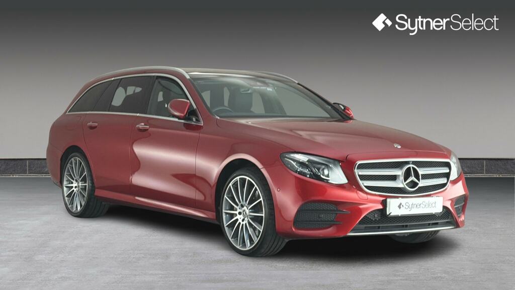 Mercedes-Benz E Class E400d 4Matic Amg Line 9G-tronic Red