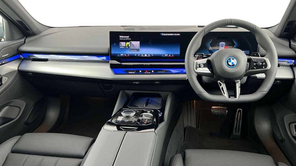 BMW 5 Series 530E M Sport Pro BD26YRG Grey #4
