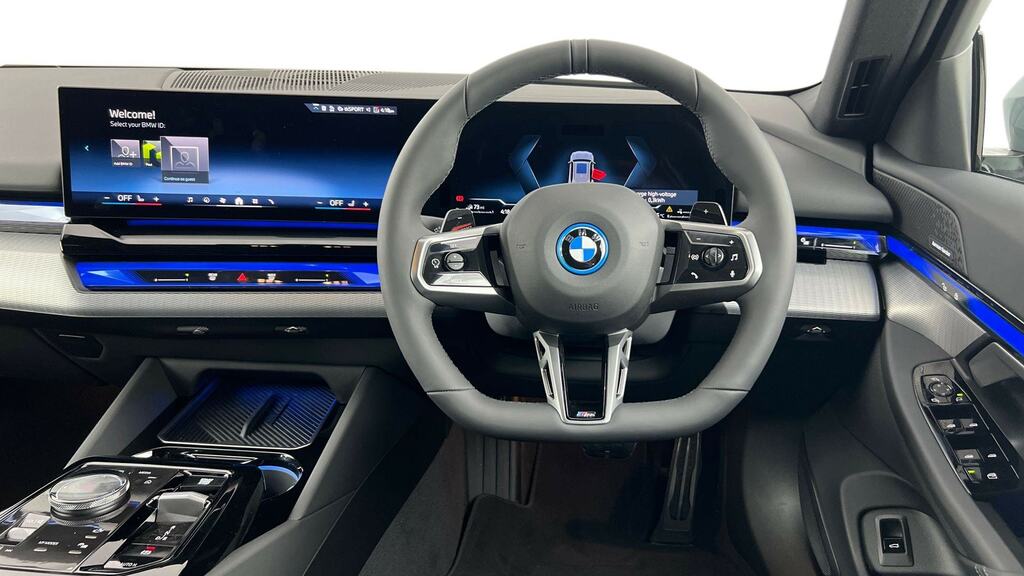 BMW 5 Series 530E M Sport Pro BD26YRG Grey #5