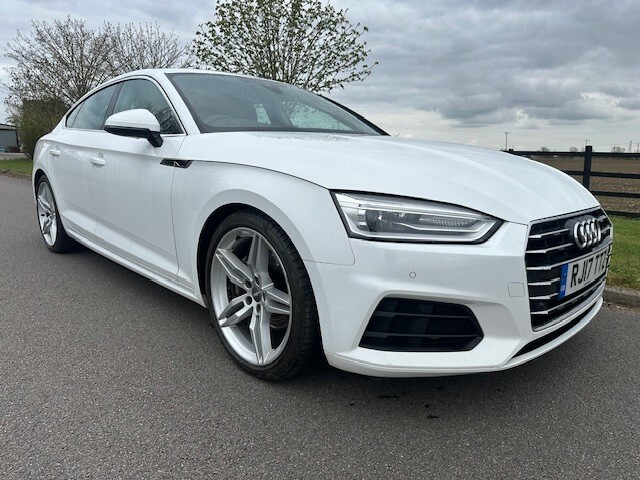 Audi A5 Hatchback 2.0 Tdi Ultra Se 2017 RJ17TTZ White #3