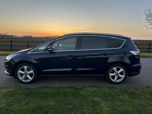 Ford S-Max Mpv 2.0 Tdci Titanium 2016 YD16KZU Blue #5