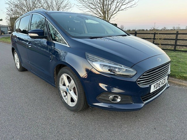 Ford S-Max Mpv 2.0 Tdci Titanium 2016 YD16KZU Blue #3