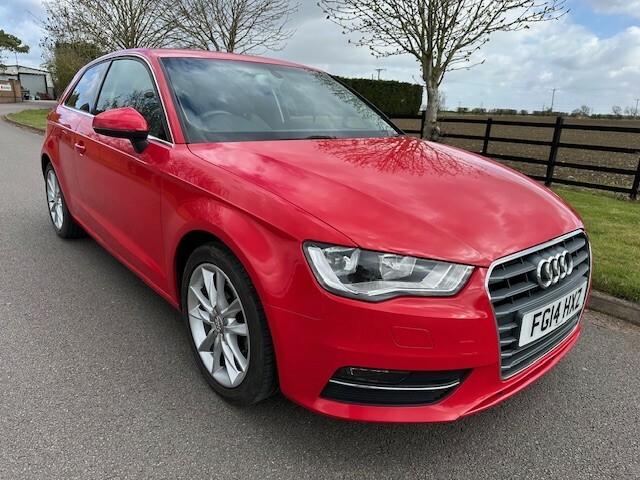 Audi A3 Hatchback 1.4 Tfsi Sport 2014 FG14HXZ Red #3