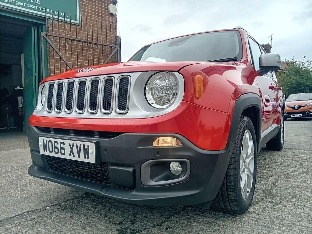 Jeep Renegade Suv 1.6 Multijetii Limited Euro 6 Ss 2017 WO66XVW Red #2