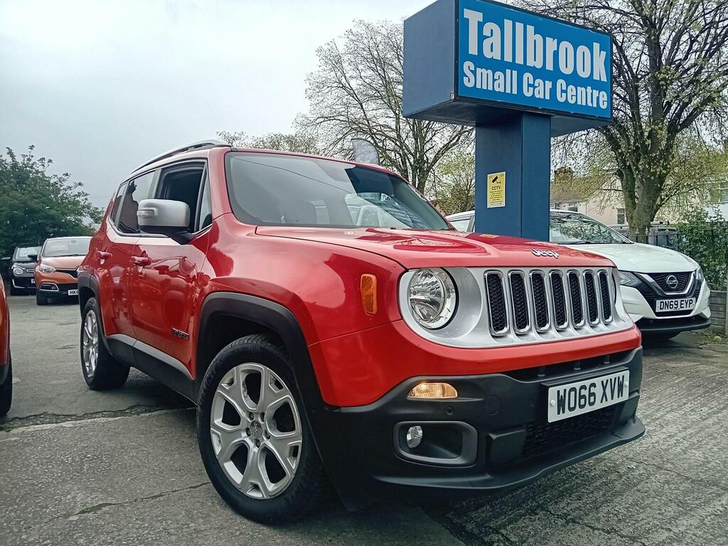 Jeep Renegade Suv 1.6 Multijetii Limited Euro 6 Ss 2017 WO66XVW Red #5