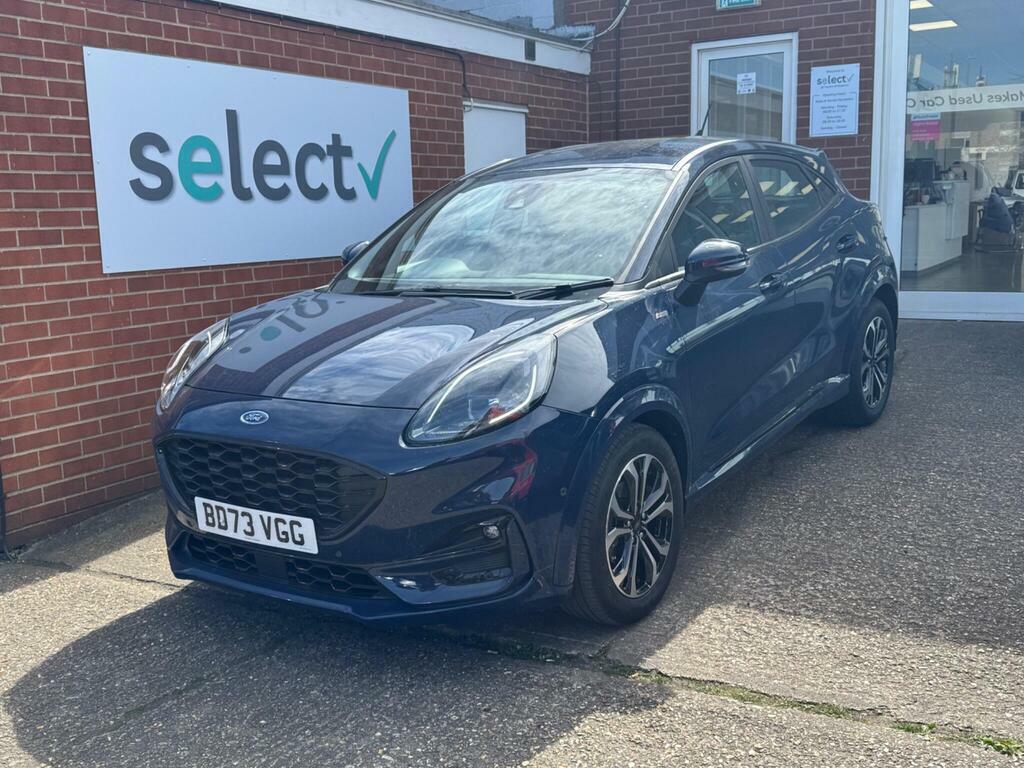 Ford Puma 1.0T Ecoboost Mhev St-line Dct Euro 6 Ss BD73VGG Blue #3
