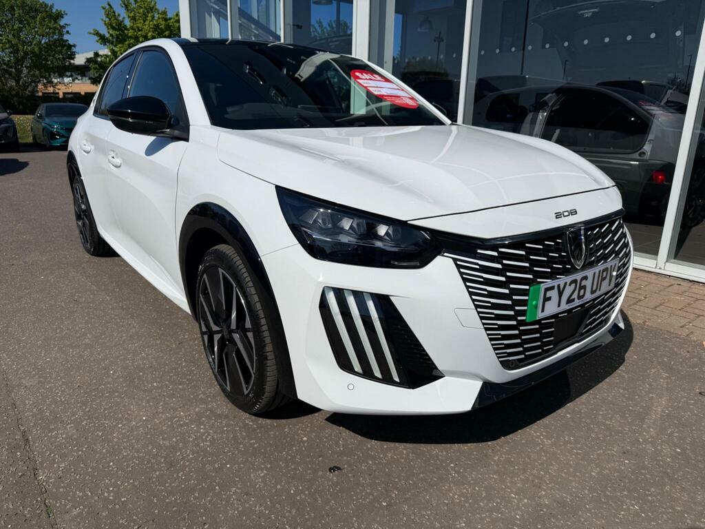 Peugeot e-208 51Kwh Gt 7.4Kw Charger FY26UPV #3
